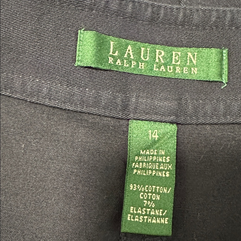 Lauren Ralph Lauren Navy Pencil Skirt - Picture 3 of 3